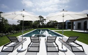 Pool with sonance outdoor speakers