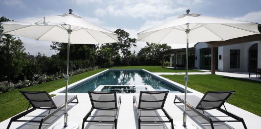 Pool with sonance outdoor speakers